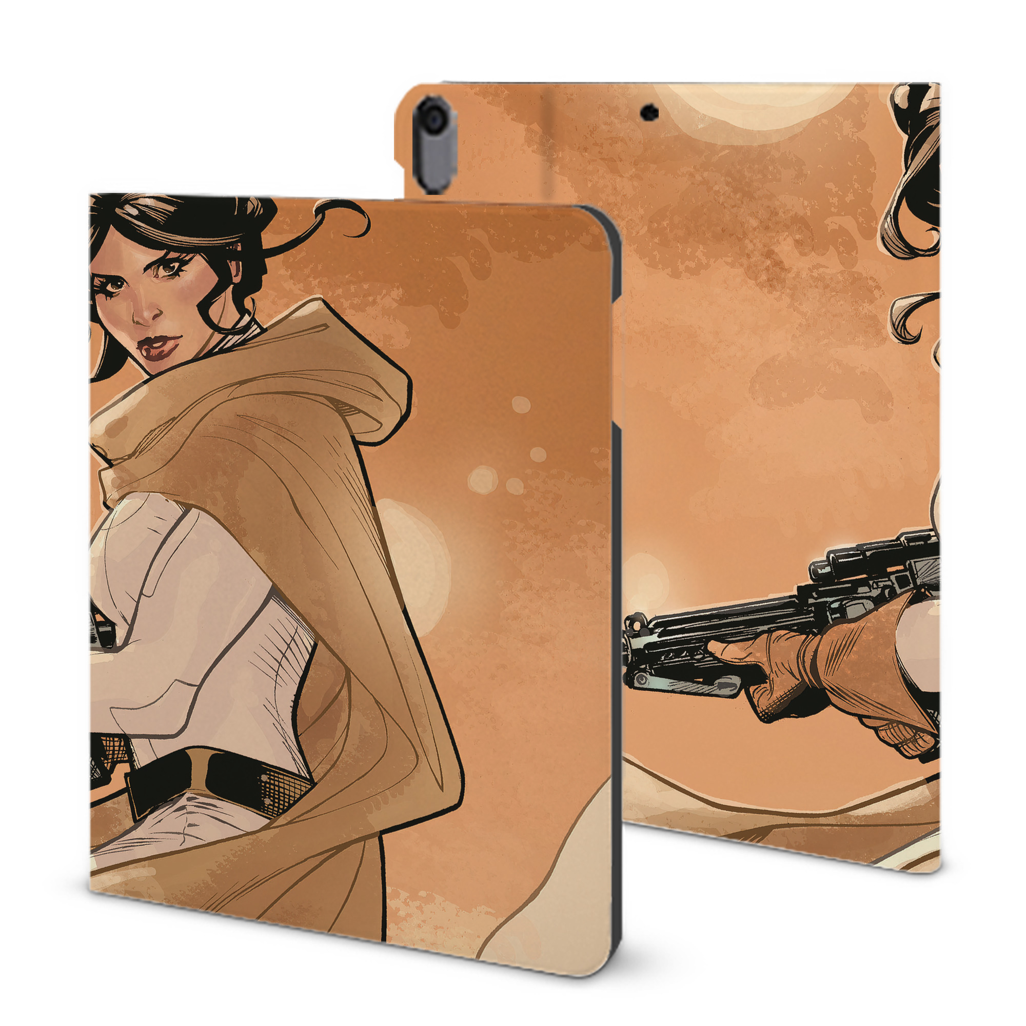 （画像用） スター・ウォーズ Star Wars IPad ケース ブック型 PUレザー TPU 耐衝撃 軽量 薄型 ペン収納なし 全面保護 IPad 各モデル対応